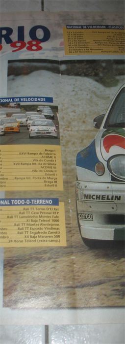 Poster - Toyota Corolla WRC - Vencedor Monte Carlo 1998 - Carlos Sainz