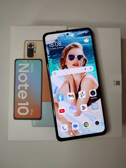 Xiaomi redmi note 10 Pro, 6/128Gb, NFC