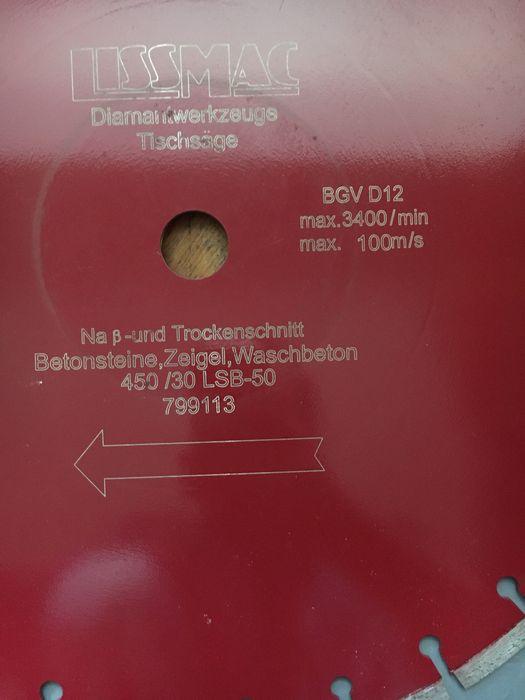 Диск алмазный 450/30 мм Германия