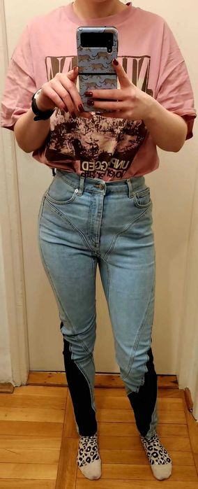 Spodnie Mugler X H&M rozm.36/38