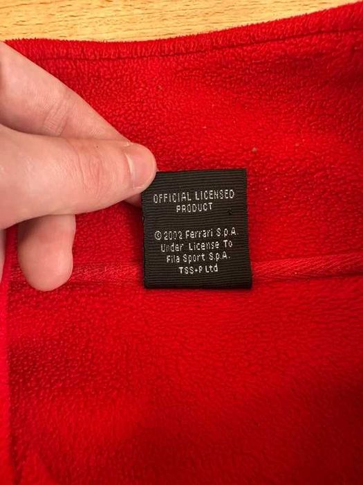Vintage Ferrari Racing Fleece 1/4 Zip Michael Schumacher 1998 Quarter