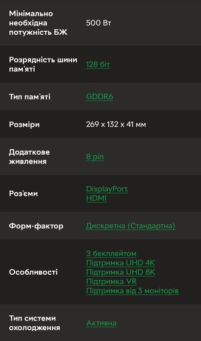 Відеокарта ASRock Radeon RX 6600 Challenger D 8GB (RX6600 CLD 8G)