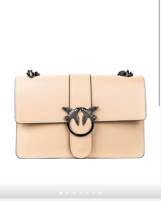 Сумка в стилі Pinko з натуральної шкіри