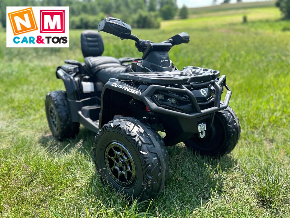 Quad Outlander 4x4 800W 24V AUTO akumulator elektryczny 2os. dzieci