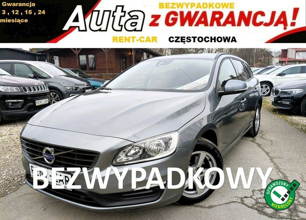 Volvo V60 2.0D4*120PS*OPŁACONY Bezwypadkowy Klimatronik Navi*Serwis*GWARANCJA 24