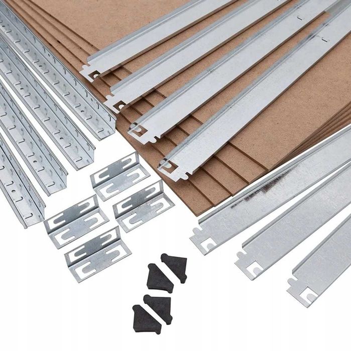 Regał Magazynowy Metalowy 180x90x40 GARAŻ PIWNICA MAGAZYN 875 kg