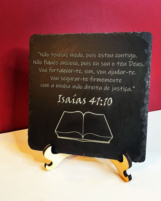 Quadro gravados em ardósia personalizados