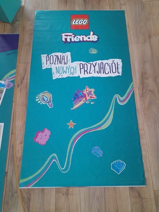 Lego baner plakat witryna friends zestaw Lego