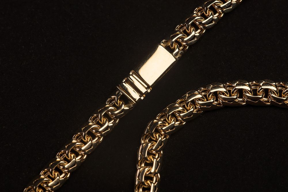 Złoty Łańcuszek Splot Galibardi 585 od Ręki!!!