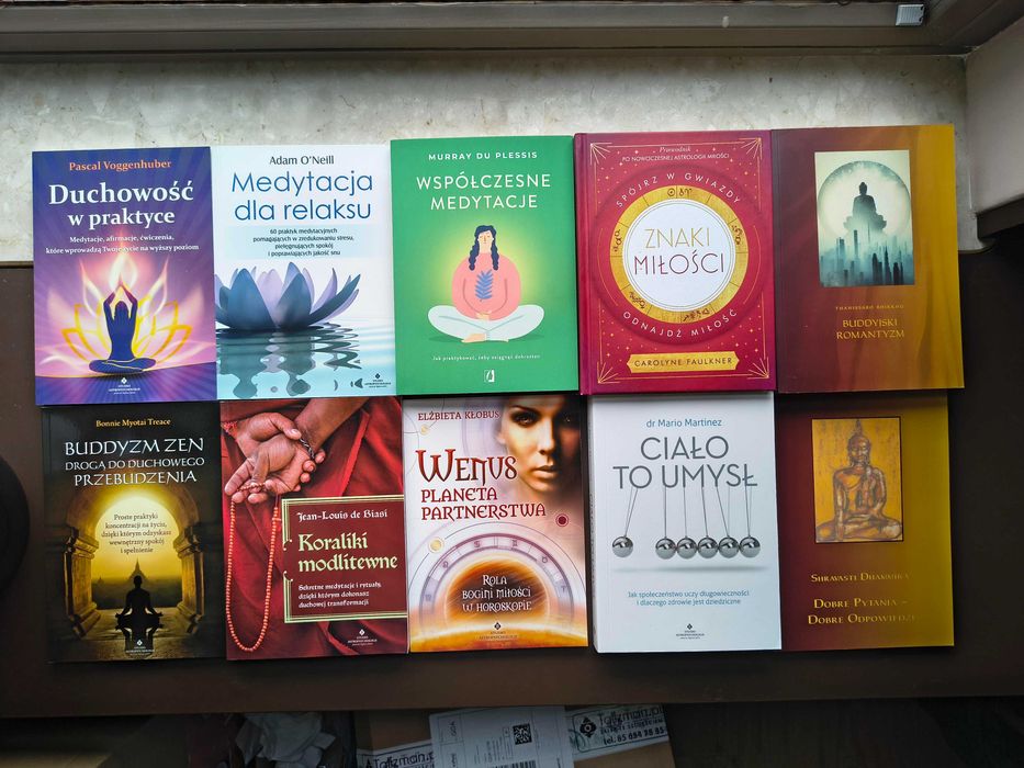 Zestaw 10 szt książek