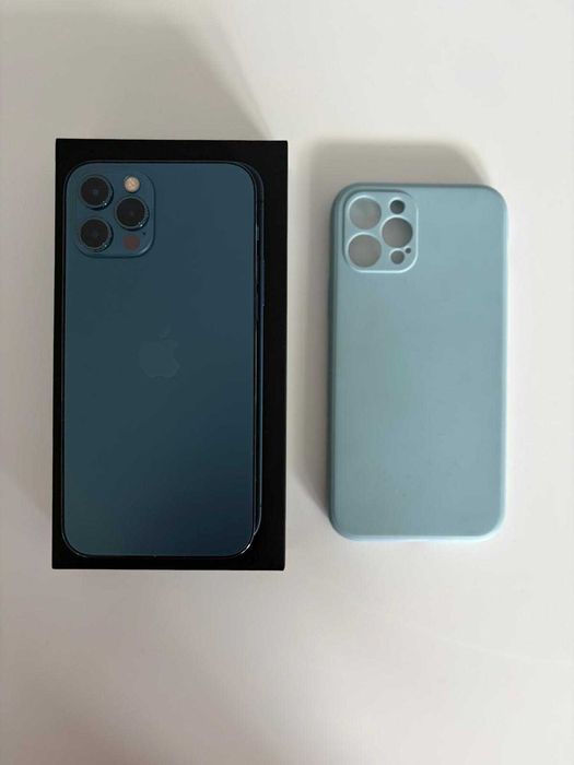 iPhone 12 Pro 256GB – Azul – Desbloqueado – Caixa + Capa