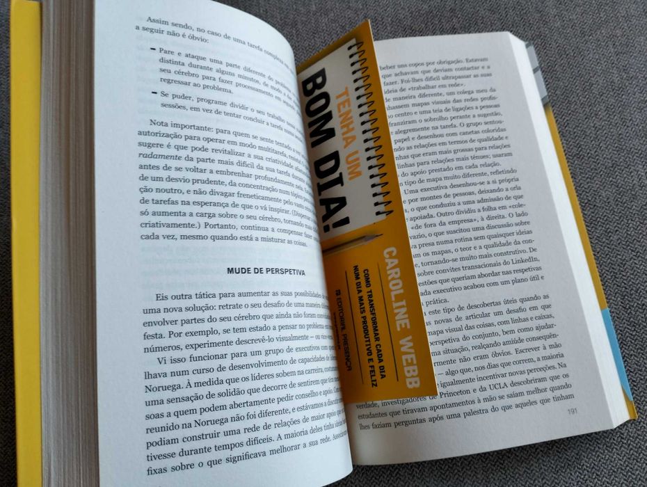 Livro "Tenha um bom dia" de Caroline Webb