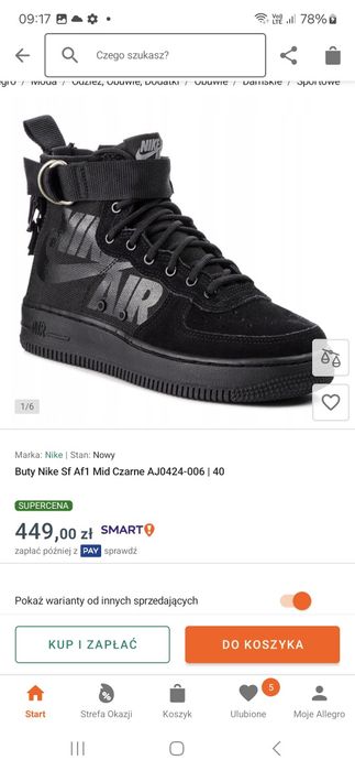 Buty Nike sf af1