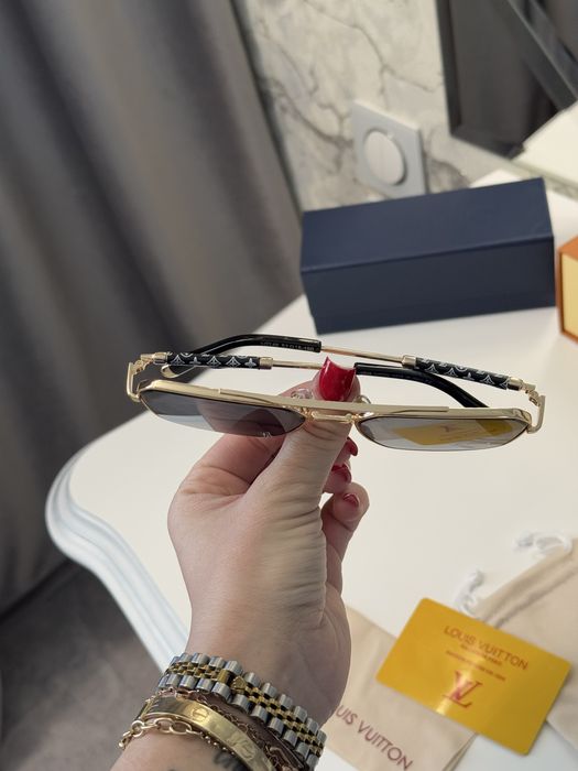 Солнцезащитные лого очки louis vuitton полный комплект