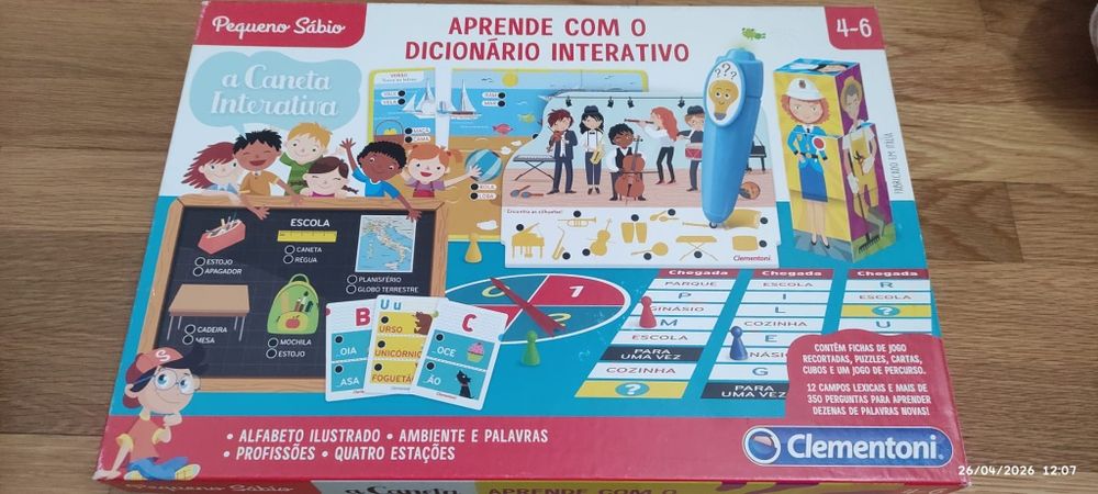 Jogo dicionario interativo clementoni