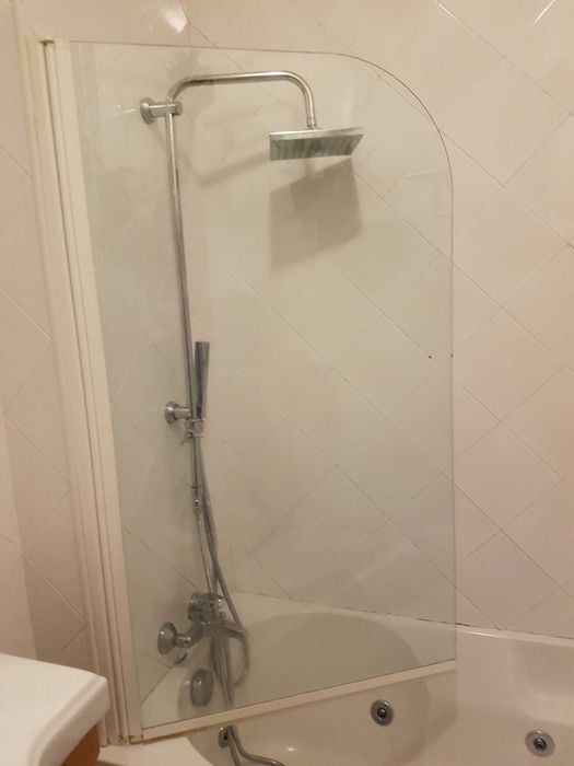 Painel de Banheira  Giratório com Vidro