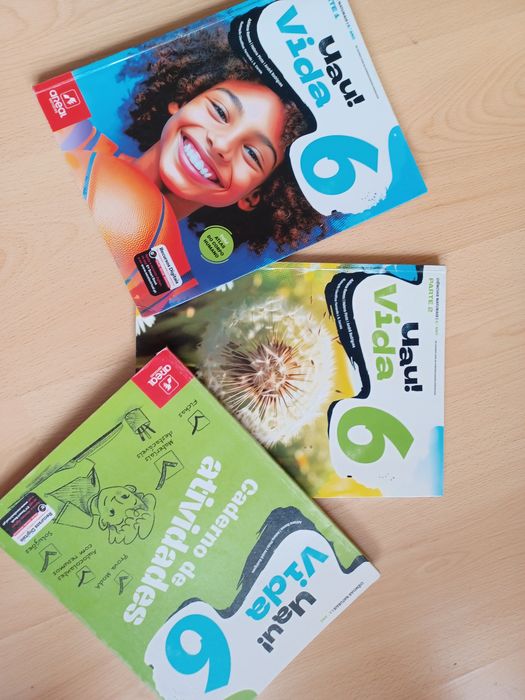 UAU! Vida 6 - Ciências Naturais - 6.º Ano ( como novos)