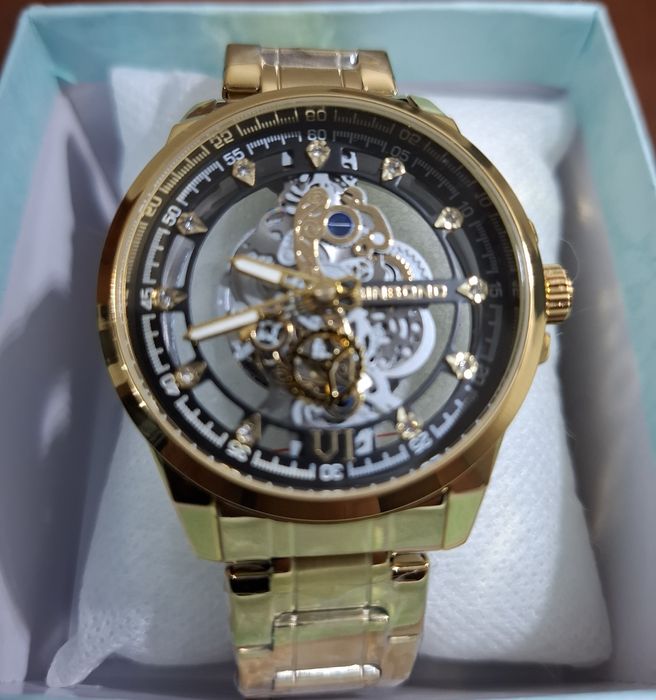 Relógio Quatzo Dourado