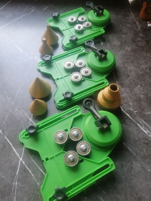 Шаблон для сверления отверстий в плитке.  Фреза по плитке. Маркеры.