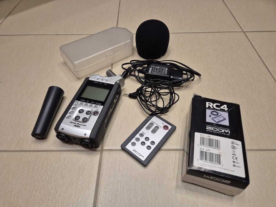 Zoom H4n – rejestrator audio + akcesoria (pilot RC4)