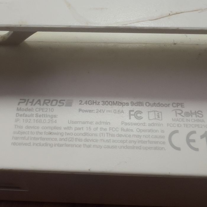 Access Point TP-Link CPE210 2.4GHz 300Mbps 9dBi Outdoor CPE