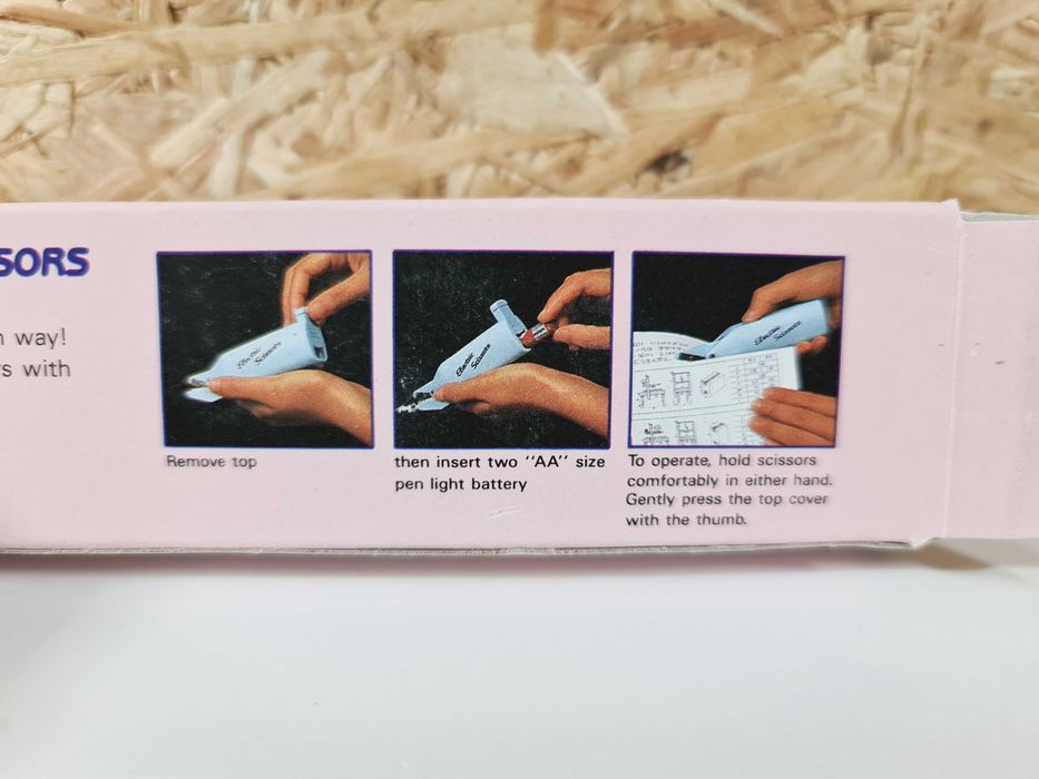 Tesoura Elétrica para papel ou tecidos finos