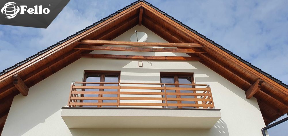 Balustrada balkonowa Classic 4 aluminium taras balkon barierka schody