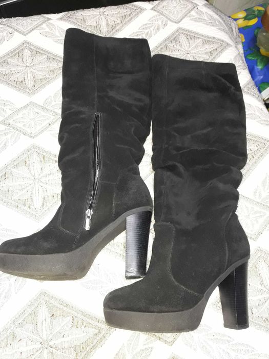 Зимние женские ботфорты,сапоги, короткие угги раз.40.