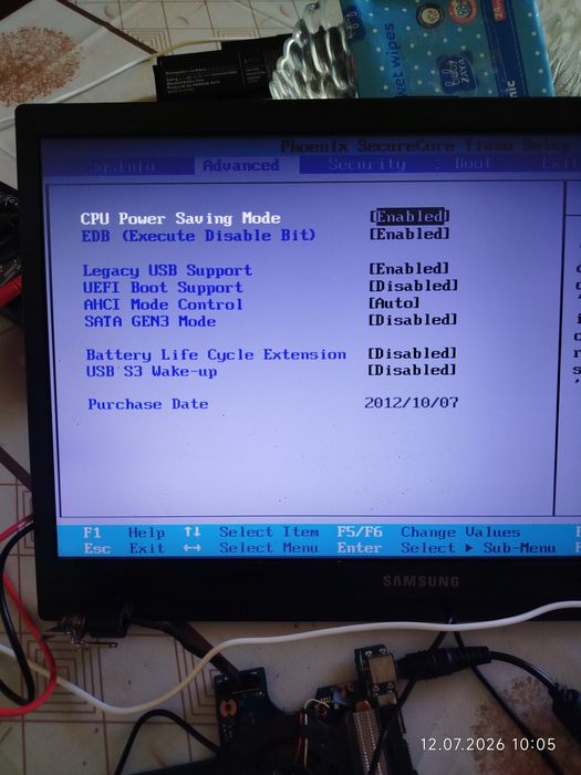 Материнська плата  Samsung 300v