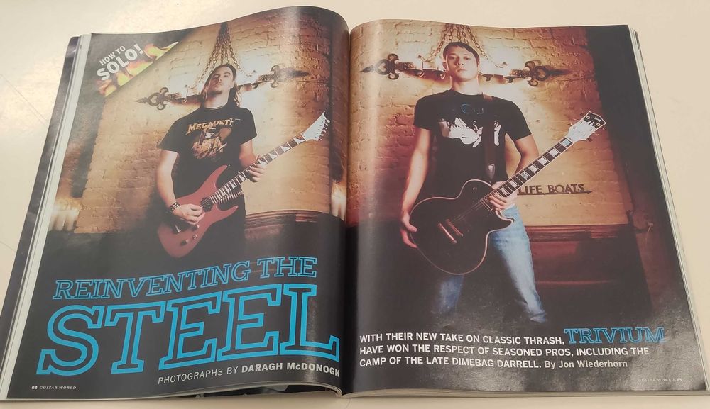 Revista Guitar World, Abril 2006 - Joe Satriani