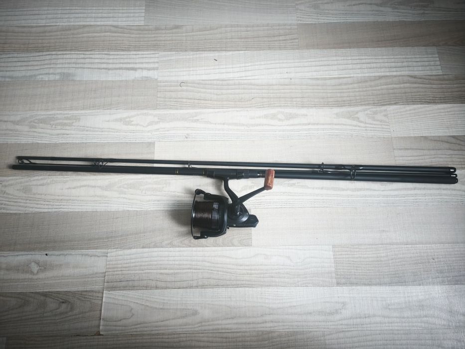Wędka Mikado intro Carp i kołowrotek prologic