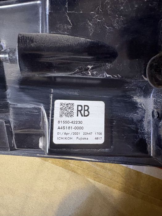 Toyota rav4 фара 2019+