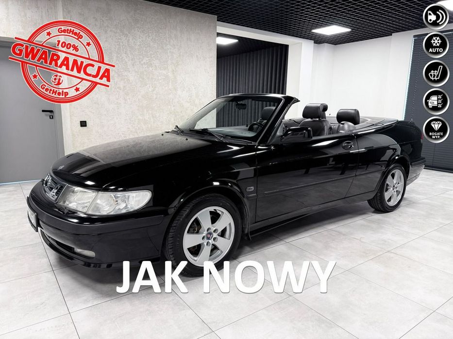 Saab 9-3 2.0 Turbo SE 150KM CABRIO*Manual*Alu 16*Klimatronic*Skóry*PDC*Niemiec