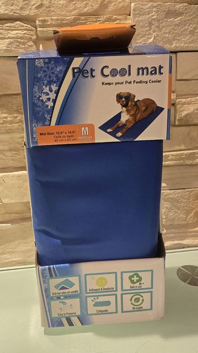 Duża mata chłodząca żelowa dla PSA KOTA Legowisko 50x40cm