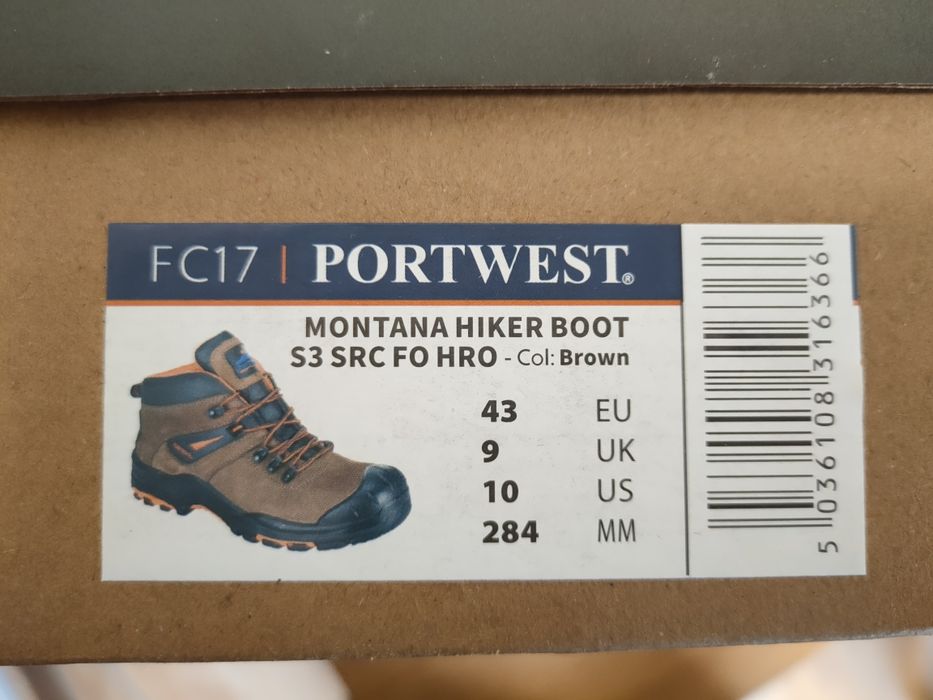 Buty robocze ochronne Portwest FC17