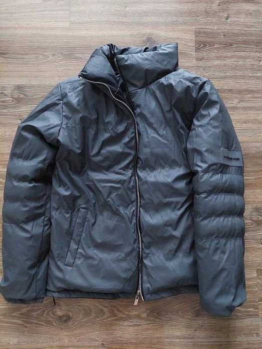 Тепла стьобана куртка курточка двостороння від maniere de voir