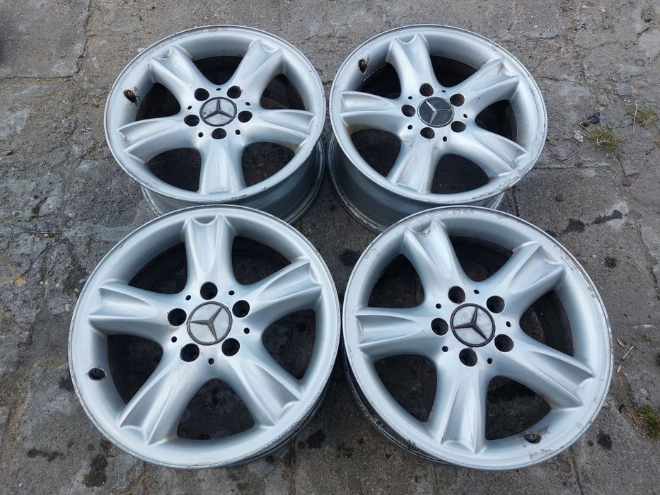 MERCEDES W203 FELGI ALUMINIOWE R16 7J ET37 5X112 ORYGINAŁ PROSTE !