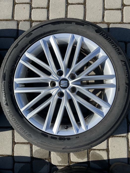 Alufelgi 5x112 18 cali Seat Ateca Leon Altea Vw Tiguan opony 225/50/18