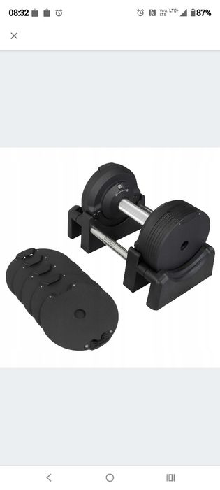 Sprzedam hantle 23,5kg regulowane- 2kpl..