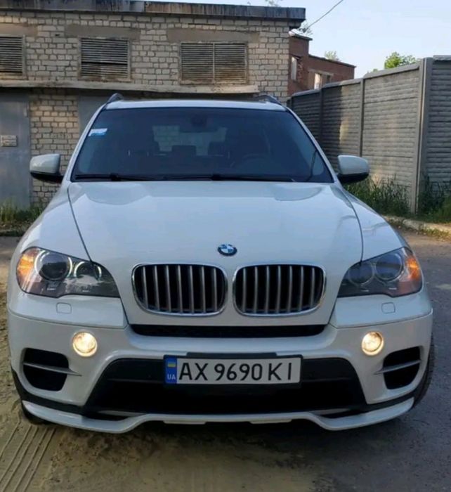 Накладки на бампера BMW X5 E70 2010-2013. БМВ Х5 Е70