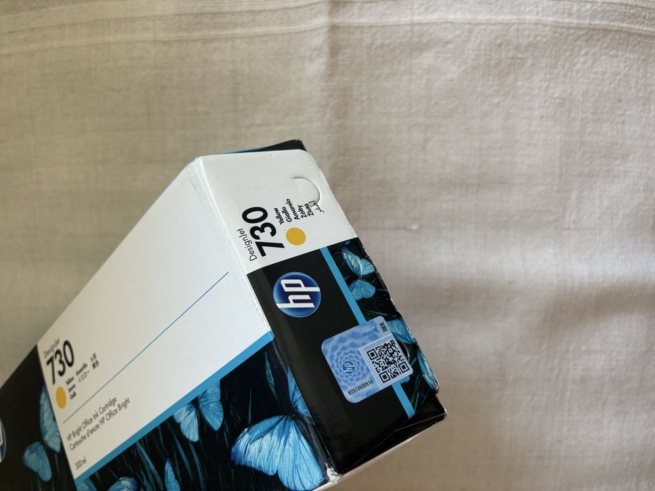 Tinteiro HP 730 Amarelo 300 ml Original (P2V70A) – Para DesignJet