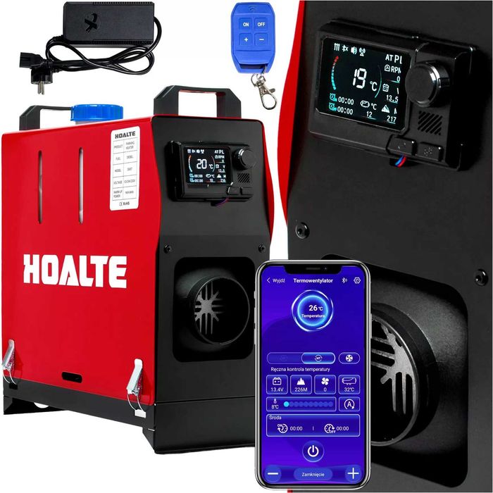 Дуйка обігрівач дизельний для авто 12V - 24V 230V 8KW BLUETOOTH