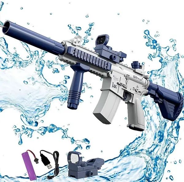 Електричний водний автомат M416 Water Gun – з прицілом, глушником