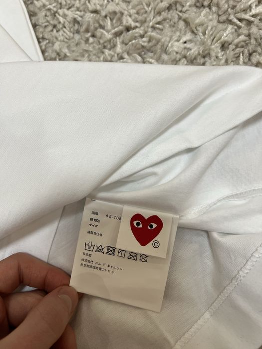 Comme des garcons play футболка