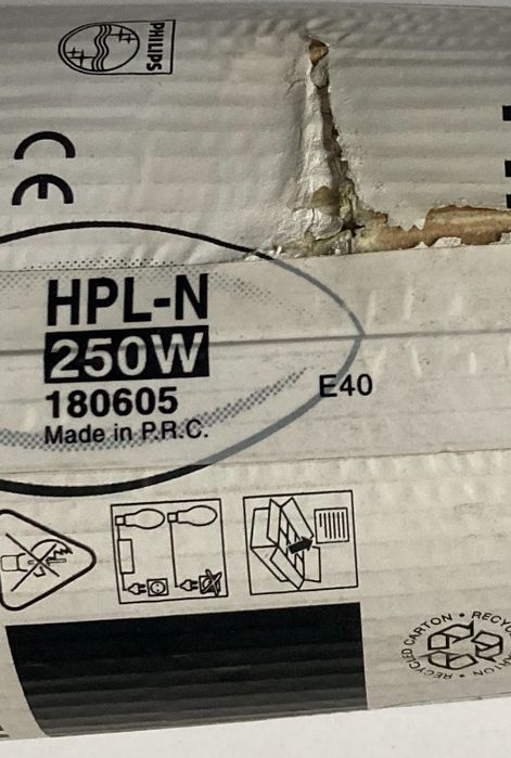 Лампа ДРЛ Philips HPL-N 250 ват