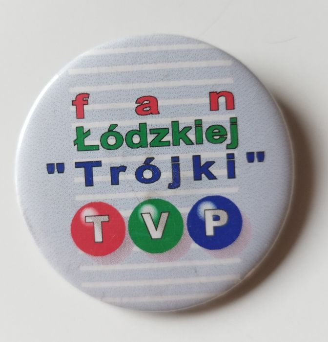 Znaczek przypinka TVP