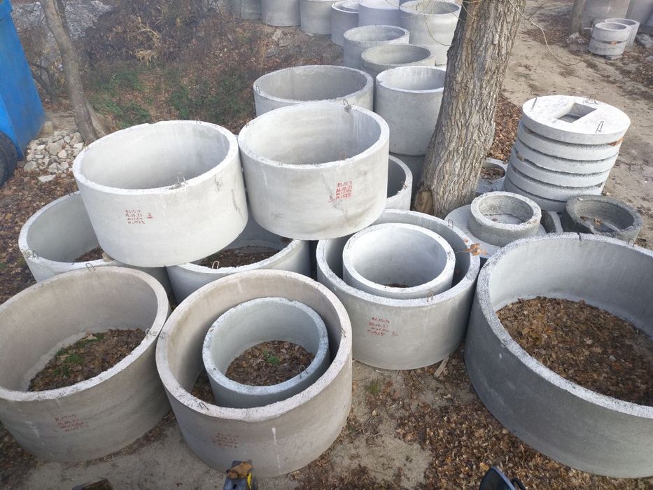 Залізобетонні кільця, бетонні кільця, кільця ЗБ, кільця армовані