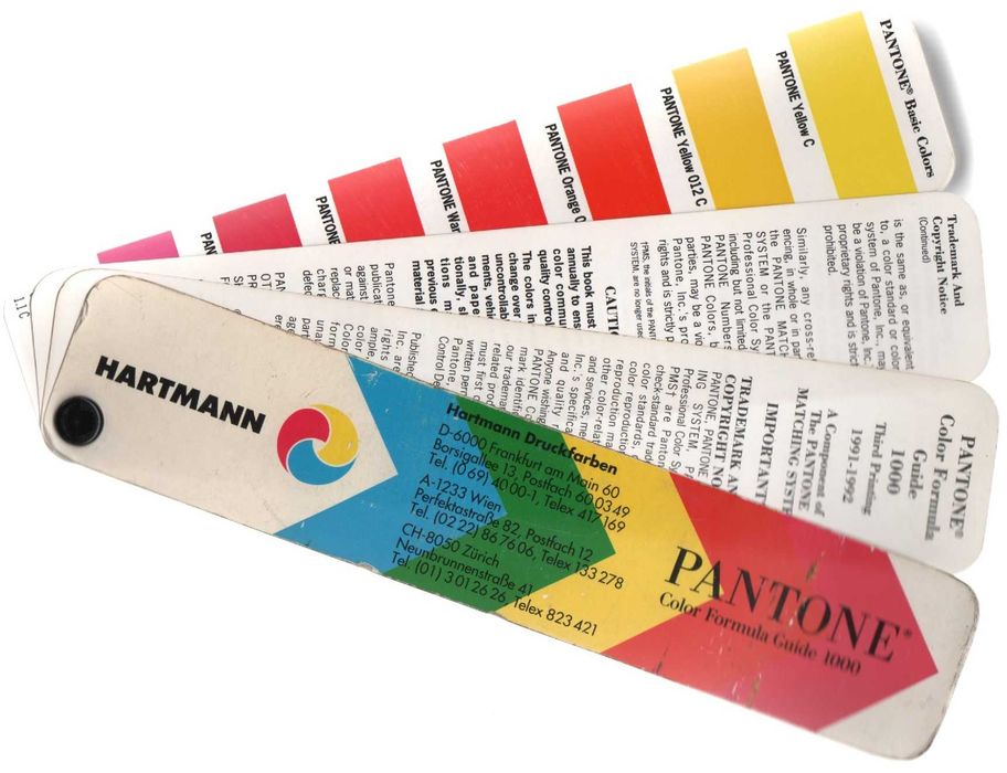 Unikatowy Vintage Wzornik PANTONE Color Formula Guide 1000 (Edycja 1984)