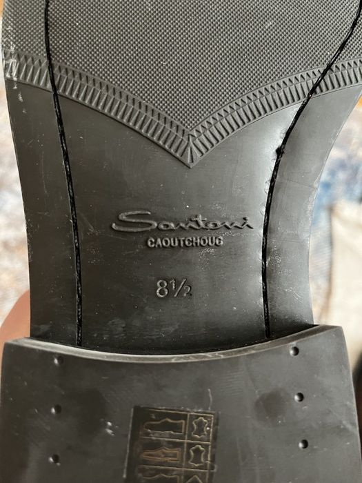 Чоловічі нові туфлі Santoni