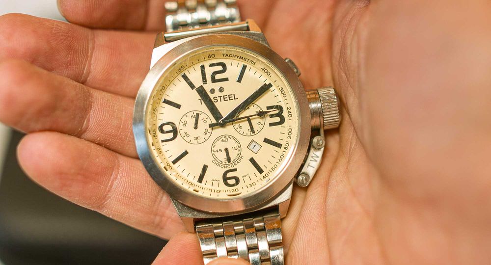 TW Steel Canteen TW5 - cronograph - zegarek męskie - okazja!